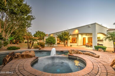 Stunning Backyard with heated pool & spa