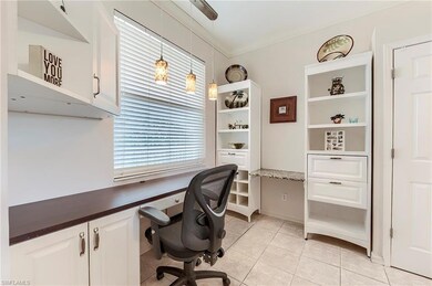 Built in den and pantry off kitchen