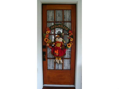 Porch - Enclosed. The original solid wood door has