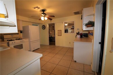 looking into the kitchen