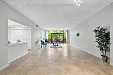 Enter into the combined dining and living room are