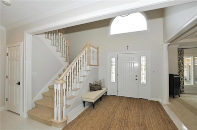 A large two story entry foyer welcomes guests to this wonderful home. Fresh paint inside and clean as a whistle. In fact, even all the switch and outlet plates have been replaced. Just move in and enjoy.