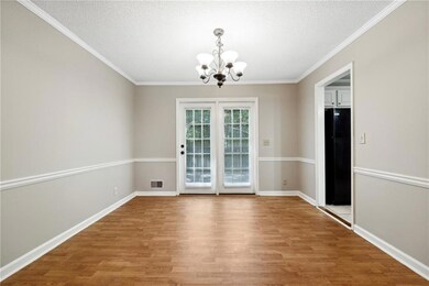 View of separate dining area. Seats 8-12