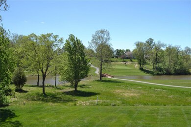 Another view of the lake from the yard.  Notice th