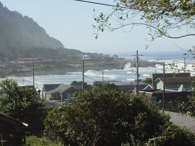 Another view of Village and Yachats Bay