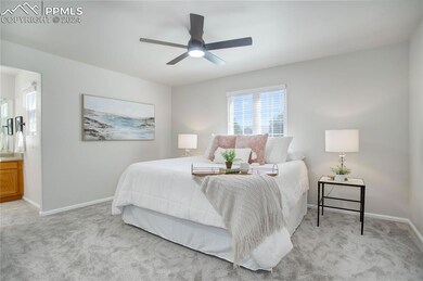 Spacious primary suite