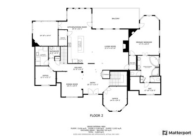 Main level floor plan

