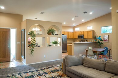 East Living Window to Kitchen and Door