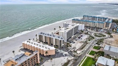 Drone / aerial view featuring a city view, a beach