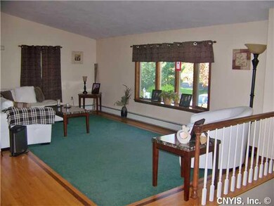 2nd Floor Plan. Front living room with sunk in car
