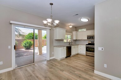kitchen/dining space