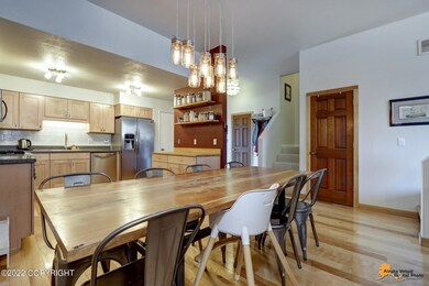 Open to the kitchen . . .