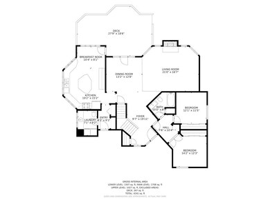 Main level floor plan