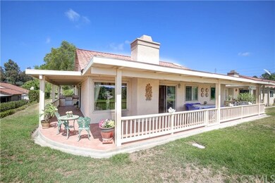 This photo better shows the wrap around back patio
