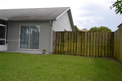 Left side of the house.