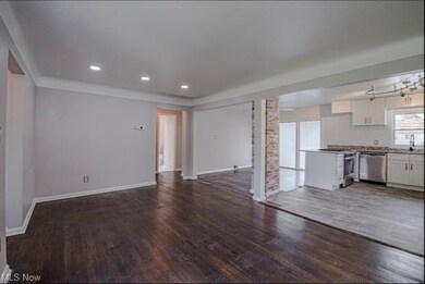 Open concept first floor
