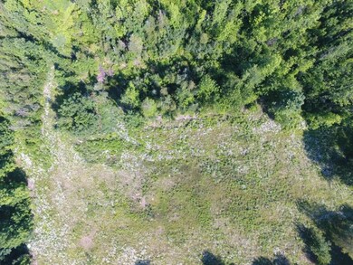 Aerial view of land