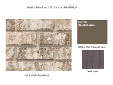 Exterior Selections  21512 Jordan Pond Ridge
