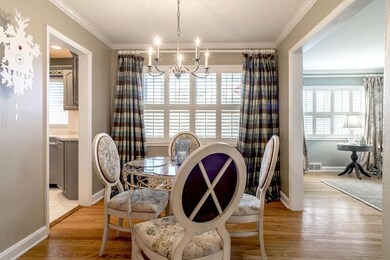 dining area to window