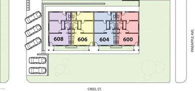600 Creel - Fourplex Plan
