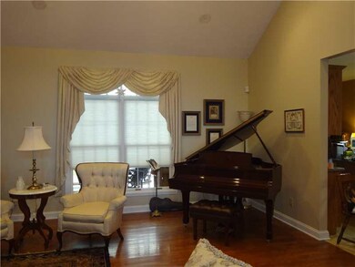 Living Room. Gorgeous Great Room features gleaming