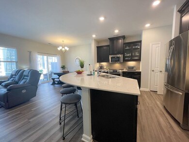 Huge breakfast bar...