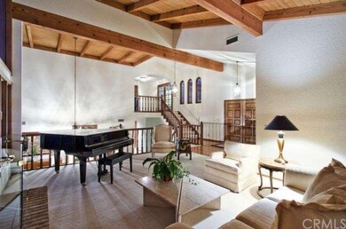 A double-door foyer makes a dramatic first impress