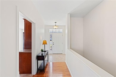 Gracious entry foyer & hallway