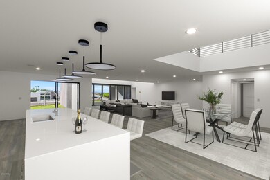 Interior Main Living Space Rendering
