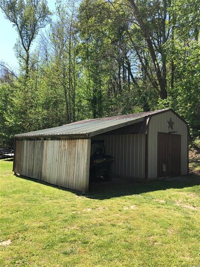 Utility building with power.