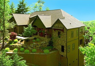 Impressive mountain home is professionally landsca