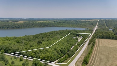 Aerial photo with lines