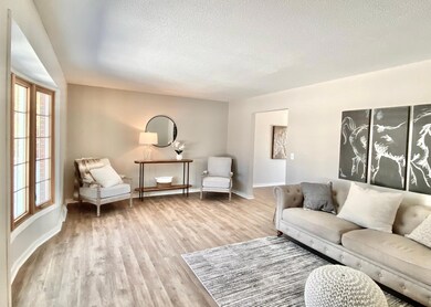 Luxury plank flooring throughout the main level