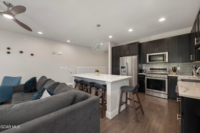Living and kitchen