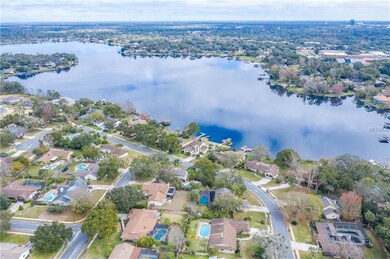 Lake Brantley as shown from the air above Jennifer