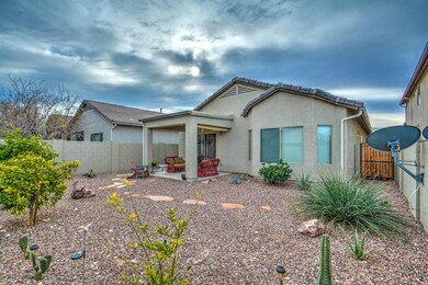 Back yard and patio