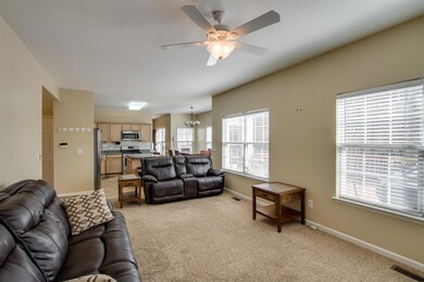 Open Kitchen area to Family Room, great for entertaining