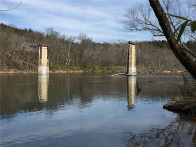view from water's edge