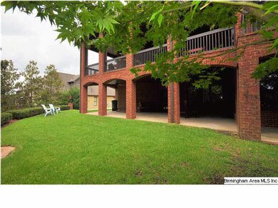 View of the professional landscaped yard