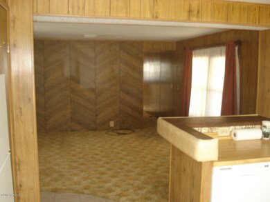 View of living room from kitchen