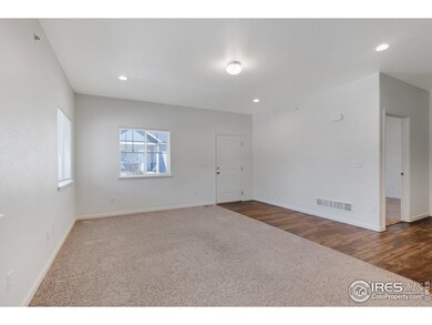 Enter onto the LVP flooring walkway to avoid wear and tear on the living room carpet