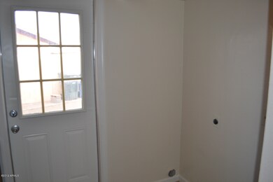 Side exit to yard and laundry
