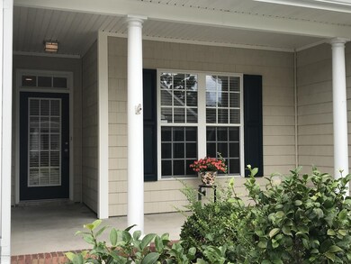 Deep Covered Front Porch