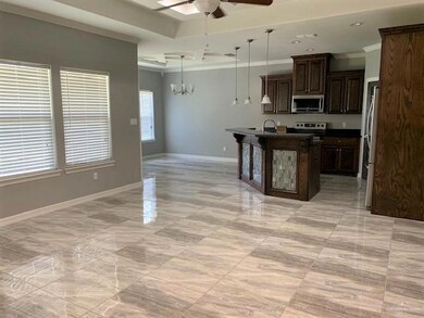 Open Living Area and Kitchen
