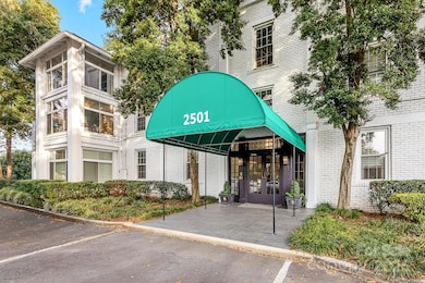 Covered entryway with code access