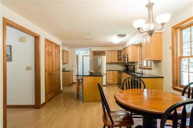 The dining space in the kitchen is...
