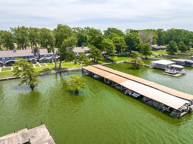 Drone / aerial view of a nearby body of water
