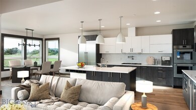 Gleaming modern kitchen with tremendous work space