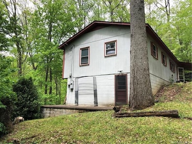 Outside basement entrance