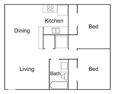 View of floor plan / room layout